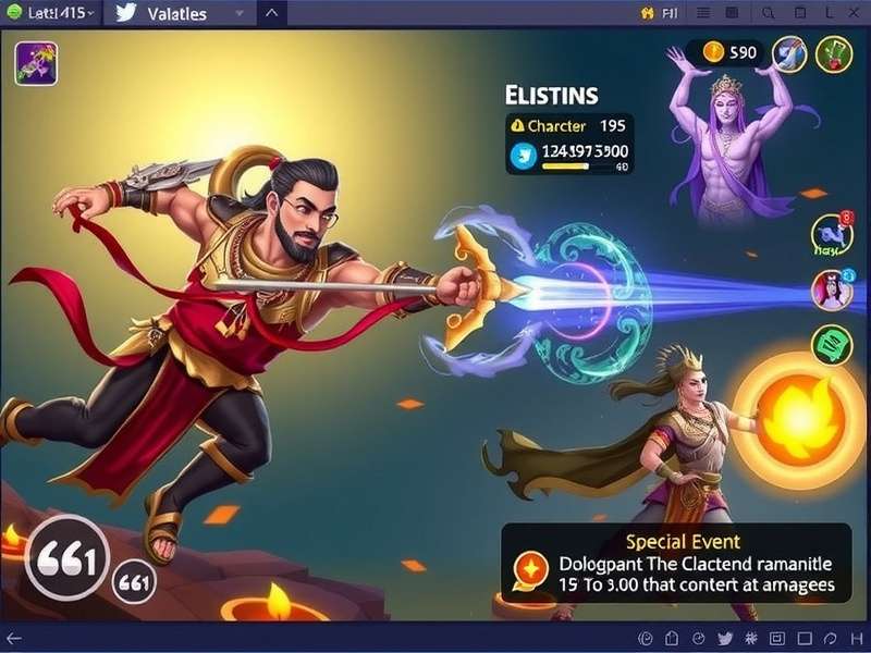 Arrah Vanguards battle scene showing character abilities and special effects